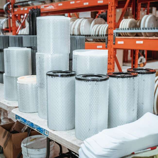 Custom industrial air filters from Dynamic Filtration in Waterloo, Ontario
